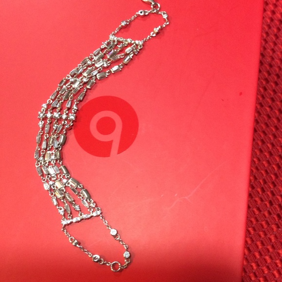 COSTUME JEWELRY BRACELET WITH MATCHING RING, SIZE 7 - Picture 3 of 10